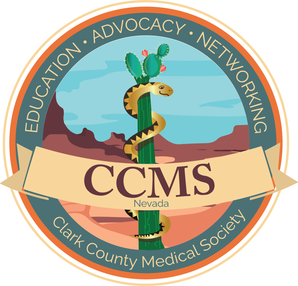 Logo of Clark County Medical Society in Nevada